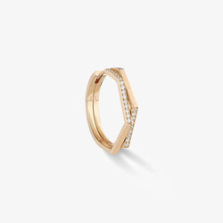Antifer 2-row hoop earring M