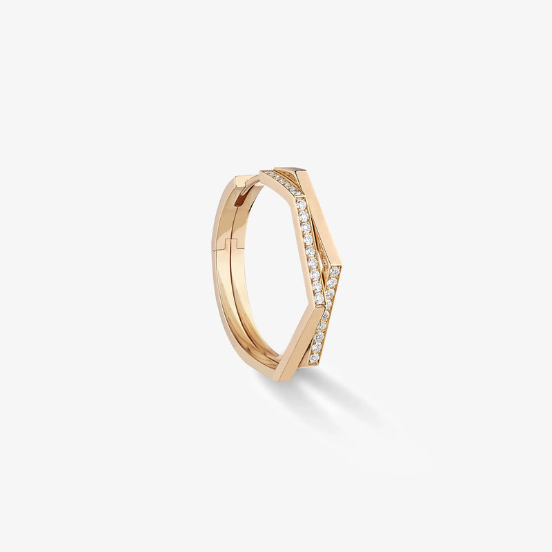 Antifer 2-row hoop earring M