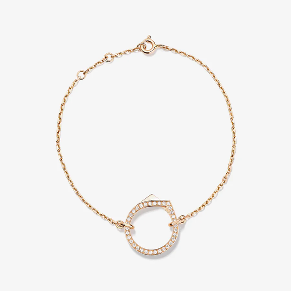 Antifer chain bracelet with diamond