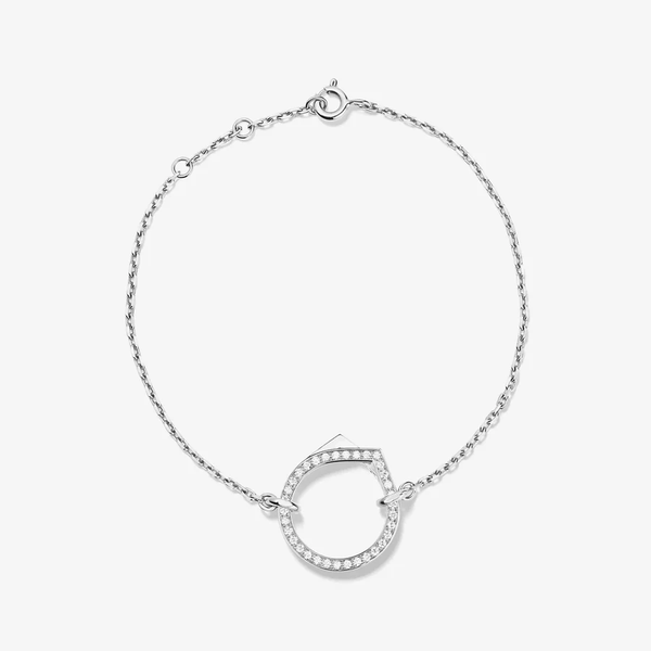 Antifer chain bracelet with diamond