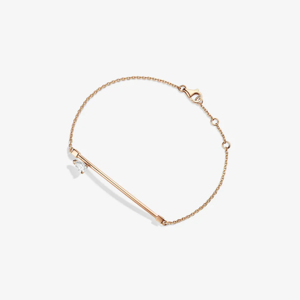Serti sur Vide bracelet set with 1 diamond