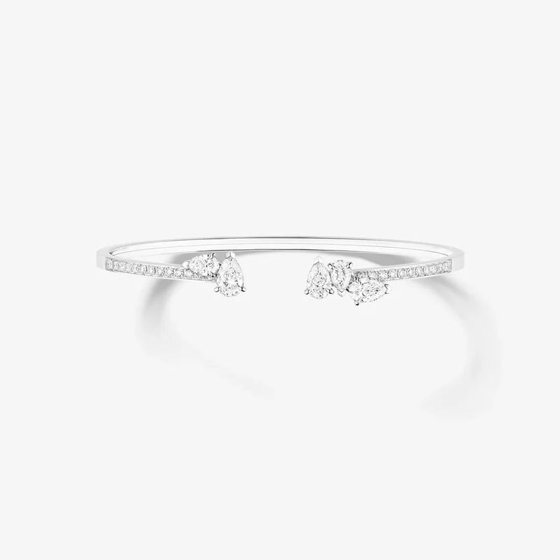 Serti sur Vide bracelet set with 5 diamonds