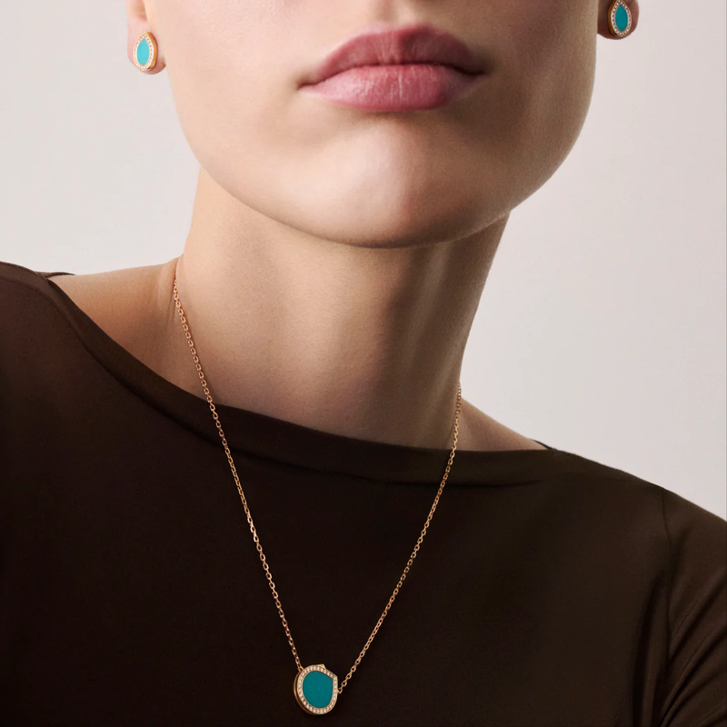 Antifer Turquoise stud earring