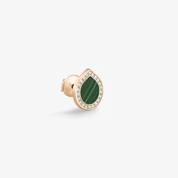 Antifer Malachite stud earring