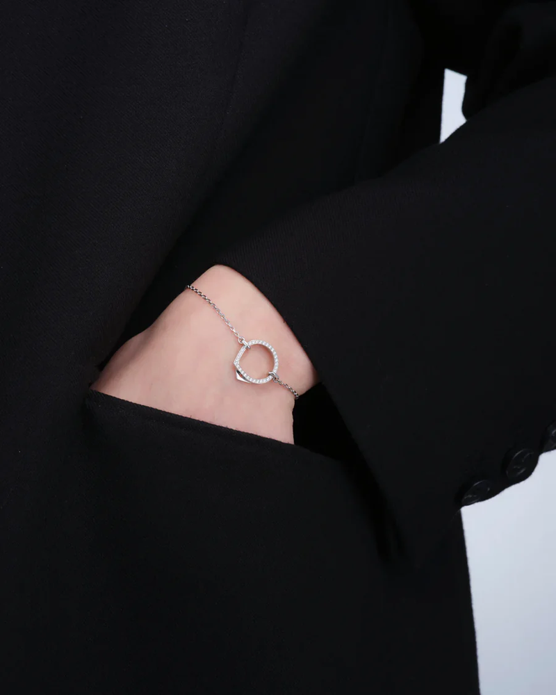 Antifer chain bracelet with diamond