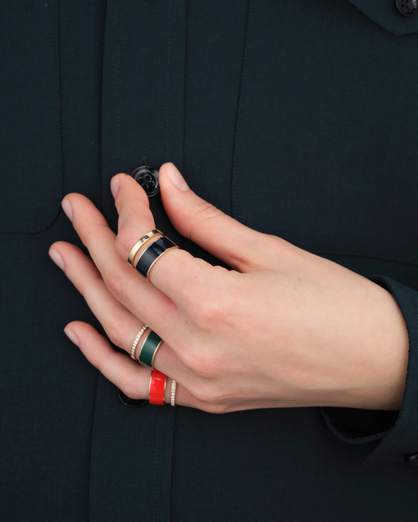 Berbere Chromatic Taupe lacquer ring
